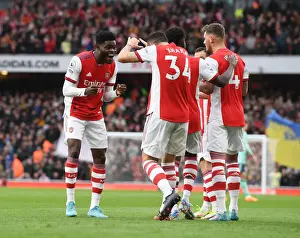 Arsenal's Partey-Xhaka Partnership: First Goal Celebration vs Leicester City (2021-22)
