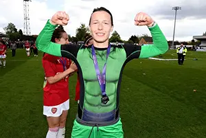 Arsenal Women V Manchester City Women 2018-19 Prints: Arsenal's Pauline Peyraud-Magnin After WSL Match vs Manchester City