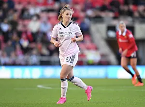 Manchester United Women V Arsenal Women 2022-23 Prints: Arsenal's Pelova in Action: Manchester United vs