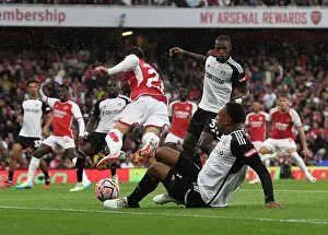 Arsenal's Penalty Victory: Arsenal FC vs Fulham FC, Premier League 2023-24 - Fabio Vieira Wins from the Spot