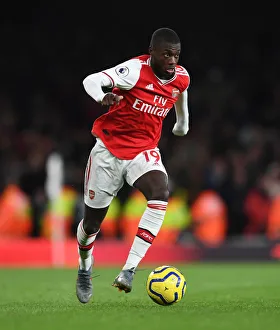 Arsenal V Crystal Palace 2019-20 Prints: Arsenal's Pepe in Action: Arsenal vs. Crystal Palace, Premier League 2019-20