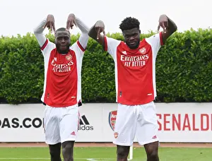 Arsenal's Pepe and Partey Post-Match: Arsenal v Millwall Pre-Season Friendly, 2021