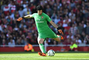 Arsenal V Watford 2018-19 Prints: Arsenal's Petr Cech in Action Against Watford (2018-19)