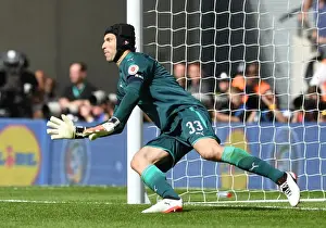 Arsenal's Petr Cech in FA Community Shield Clash Against Chelsea
