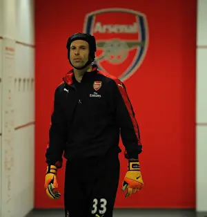 Arsenal's Petr Cech: Focused Before Arsenal v Everton (2016-17)