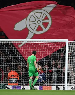 Arsenal's Petr Cech Focused in UEFA Europa League Semi-Final vs Valencia (2018-19)