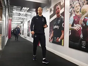 West Ham United V Arsenal 2018-19 Prints: Arsenal's Petr Cech Heads to the Changing Room Before West Ham Clash