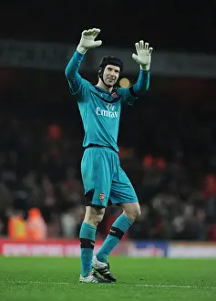 Arsenal V Newcastle United 2015-16 Prints: Arsenal's Petr Cech: Reaction After Arsenal vs Newcastle United