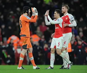 Arsenal V Bournemouth 2015-16 Prints: Arsenal's Petr Cech Sets Premier League Clean Sheets Record Against Bournemouth (2015-16)
