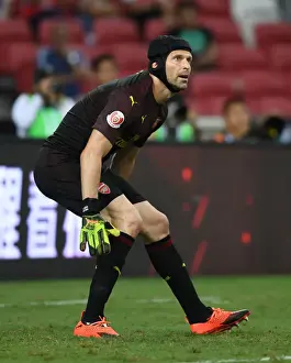 Arsenal's Petr Cech: Unwavering Focus in ICC Showdown Against Atletico Madrid (Singapore, 2018)