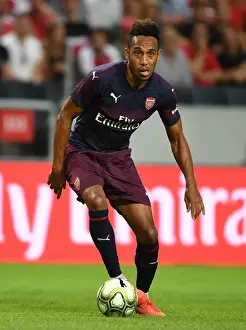Arsenal V SS Lazio 2018-19 Prints: Arsenal's Pierre-Emerick Aubameyang in Action against SS Lazio during Pre-Season Friendly in Stockholm