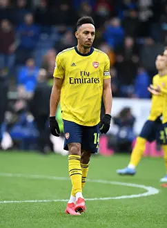 Burnley V Arsenal 2019-20 Prints: Arsenal's Pierre-Emerick Aubameyang Gears Up for Burnley Clash (Burnley v Arsenal 2019-20)