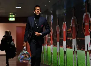 Arsenal V Valencia 2018-19 Prints: Arsenal's Pierre-Emerick Aubameyang Gears Up for UEFA Europa League Semi-Final vs Valencia