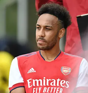Arsenal's Pierre-Emerick Aubameyang in Pre-Season Action Against Watford