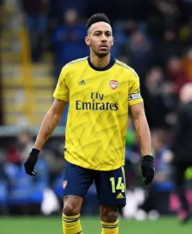 Burnley V Arsenal 2019-20 Prints: Arsenal's Pierre-Emerick Aubameyang Prepares for Burnley Clash in Premier League (2019-20)