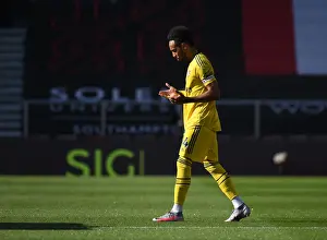 Southampton V Arsenal 2019-20 Prints: Arsenal's Pierre-Emerick Aubameyang Readies for Southampton Clash (2019-2020)