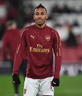 Arsenal V Blackpool Carabao Cup 2018-19 Prints: Arsenal's Pierre-Emerick Aubameyang Ready for Carabao Cup Clash Against Blackpool