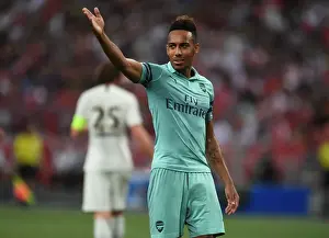 Arsenal's Pierre-Emerick Aubameyang Shines in Arsenal vs. Paris Saint-Germain International Champions Cup Clash (July 2018, Singapore)