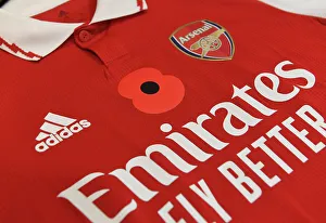 Arsenal's Poppy-Emblazoned Jerseys: Arsenal vs Brighton & Hove Albion, Carabao Cup 2022-23
