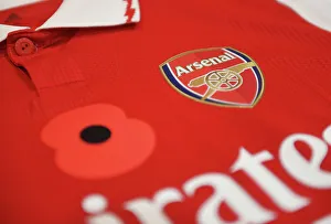 Arsenal's Poppy-Emblazoned Jerseys: Arsenal vs Brighton & Hove Albion, Carabao Cup 2022-23