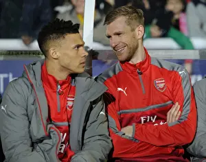 Sutton United V Arsenal 2016-17 Prints: Arsenal's Pre-Match Huddle at Sutton United: The Emirates FA Cup Fifth Round Showdown