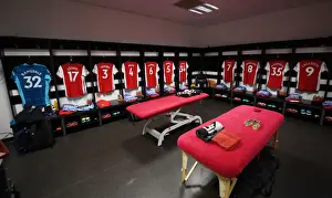 Watford V Arsenal 2021-22 Prints: Arsenal's Pre-Match Preparations: Watford vs Arsenal, Premier League 2021-22