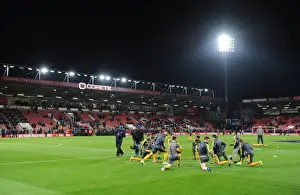 AFC Bournemouth V Arsenal 2016-17 Prints: Arsenal's Pre-Match Warm-Up at AFC Bournemouth's Vitality Stadium (Premier League)