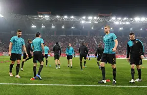 Arsenal's Pre-Match Warm-Up: Olympiacos vs Arsenal, UEFA Champions League 2015-16