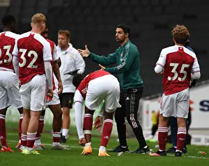 Arsenal's Pre-Season Friendly Against MK Dons: Mikel Arteta Leads Team Training