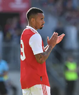 FC Nurnberg V Arsenal 2022-23 Prints: Arsenal's Pre-Season Test: Gabriel Jesus in Action against 1. FC Nürnberg
