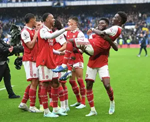 Chelsea V Arsenal 2022-23 Prints: Arsenal's Premier League Victory over Chelsea: A Hard-Fought Triumph