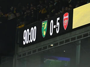 Images Dated 26th December 2021: Arsenal's Premier League Victory over Norwich City: Carrow Road Showdown (December 2021)