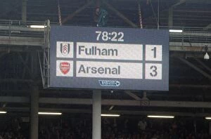 Images Dated 24th August 2013: Arsenal's Quest for Victory: Fulham vs Arsenal, Premier League 2013-14