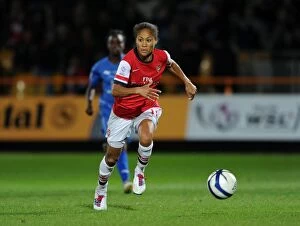 Images Dated 10th October 2012: Arsenal's Rachel Yankey in Action: FA WSL Continental Cup Final vs. Birmingham City