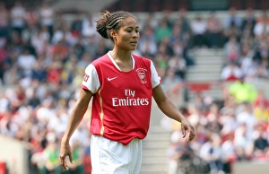 Arsenal's Rachel Yankey Celebrates Victory in FA Womens Cup Final vs Leeds United (5/5/08)
