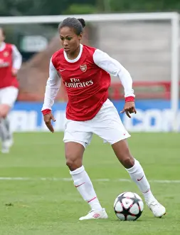 Arsenal Ladies V ZFK Masinac 2010-11 Prints: Arsenal's Rachel Yankey Stars in Historic 9-0 UEFA Women's Champions League Win