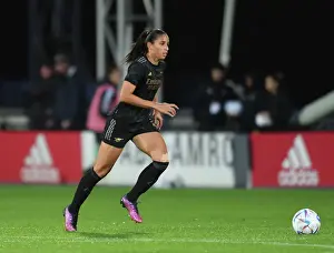 Ajax Women V Arsenal Women 2022-23 Prints: Arsenal's Rafaelle Faces Off Against Ajax in UEFA Women's Champions League
