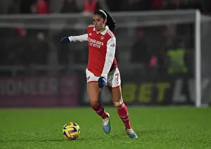 Arsenal's Rafaelle Souza in Action: Arsenal Women vs Liverpool Women, FA Women's Super League 2022-23