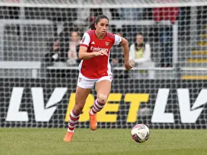 Arsenal's Rafaelle Souza in Action: Arsenal Women vs Manchester United Women, FA Womens Super League 2021-22