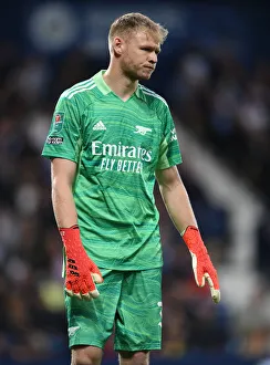 Arsenal's Ramsdale in Action: Carabao Cup Battle vs. West Bromwich Albion