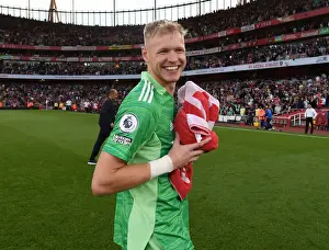 Arsenal's Ramsdale: Emotional Derby Victory Celebration, 2021-22 Premier League