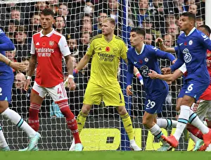 Arsenal's Ramsdale Faces Off Against Chelsea in Premier League Clash (2022-23)