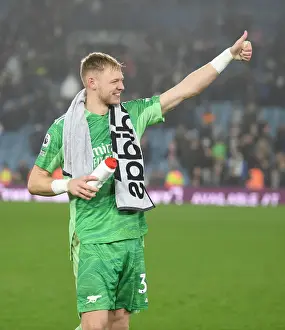 Arsenal's Ramsdale Gives Thumbs Up to Leeds Fans After Intense Premier League Clash