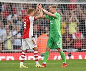 Arsenal's Ramsdale and Odegaard Reunite After Intense Arsenal v Tottenham Clash