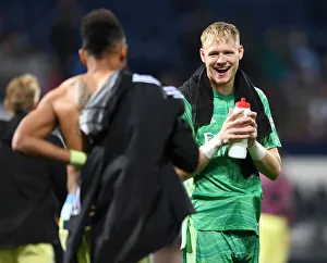 West Bromwich Albion V Arsenal - Carabao Cup 2021-22 Prints: Arsenal's Ramsdale Reacts: Narrow Escape in Carabao Cup Clash vs. West Bromwich Albion