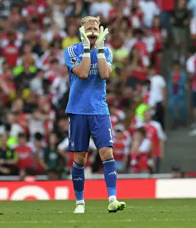 Arsenal V Manchester United 2023-24 Prints: Arsenal's Ramsdale Shines in Premier League Debut Against Manchester United, 2023