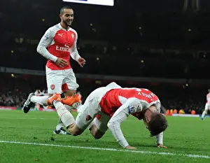 Arsenal Sunderland 2015-16 Prints: Arsenal's Ramsey Scores Hat-trick: Arsenal FC vs Sunderland (2015-16)