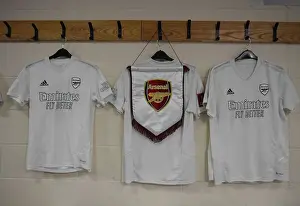 Oxford United V Arsenal - FA Cup 2023 Prints: Arsenal's Red-Free Away Changing Room: Oxford United vs Arsenal, FA Cup 2023