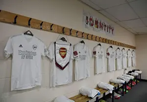 Oxford United V Arsenal - FA Cup 2023 Prints: Arsenal's Red-Free Changing Room: Oxford United vs Arsenal, FA Cup 2023