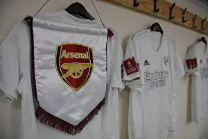 Oxford United V Arsenal - FA Cup 2023 Prints: Arsenal's Red-Free Changing Room: Oxford United vs Arsenal, FA Cup 2023